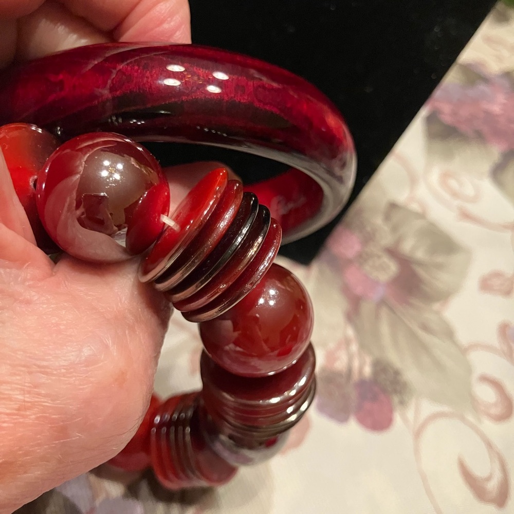 TWO BOLD AND BEAUTIFUL BRACELETS
THE BANGLE IS HANDCRAFTED - Picture 10 of 10